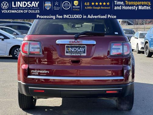 Crimson Red Tintcoat 2016 GMC Acadia SLT-2