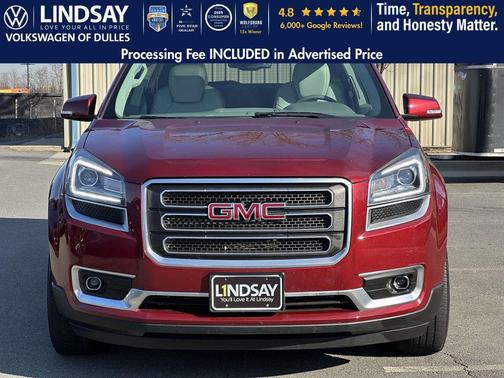 Crimson Red Tintcoat 2016 GMC Acadia SLT-2