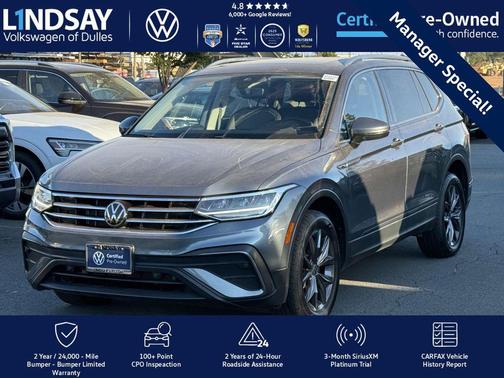 2022 Volkswagen Tiguan 2.0T SE 4MOTION