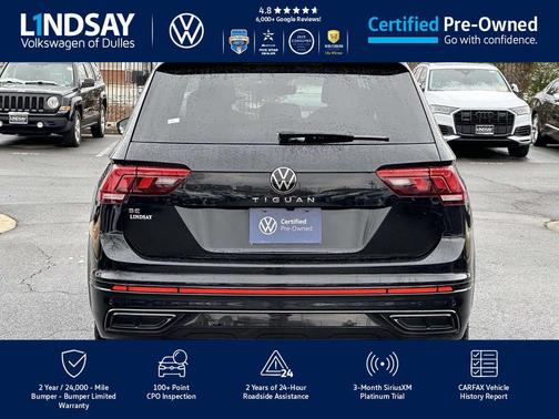 2022 Volkswagen Tiguan 2.0T SE R-Line Black