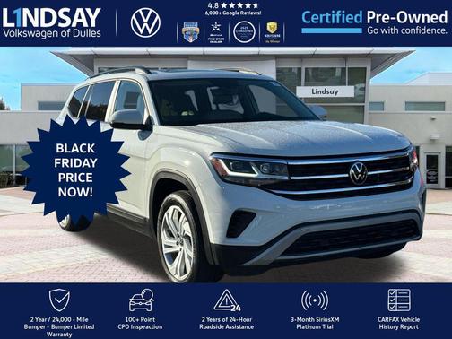 2022 Volkswagen Atlas 3.6L SE w/Technology