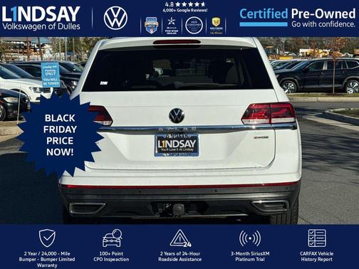 2022 Volkswagen Atlas 3.6L SE w/Technology
