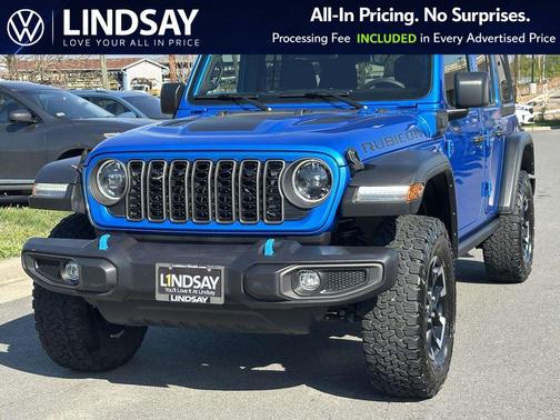 Hydro Blue Pearlcoat 2024 Jeep Wrangler 4xe Rubicon