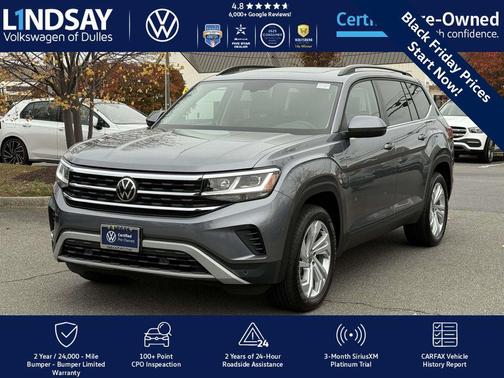 2022 Volkswagen Atlas 3.6L SE w/Technology