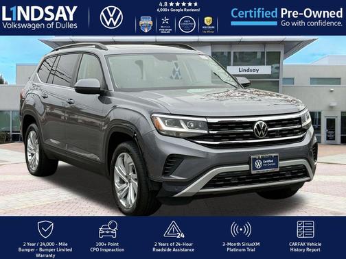2022 Volkswagen Atlas 3.6L SE w/Technology