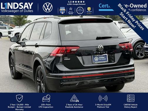 2022 Volkswagen Tiguan 2.0T SE R-Line Black 4MOTION
