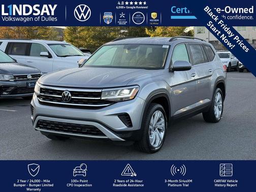 2022 Volkswagen Atlas 3.6L SE w/Technology