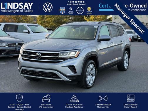 2022 Volkswagen Atlas 3.6L SE w/Technology