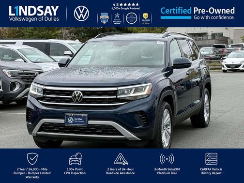2022 Volkswagen Atlas 3.6L SE w/Technology