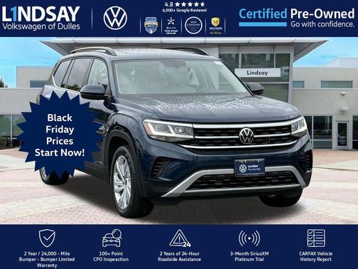 2022 Volkswagen Atlas 3.6L SE w/Technology