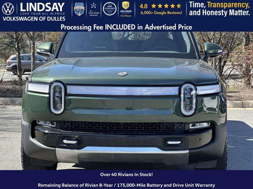 Forest Green 2022 Rivian R1T Adventure