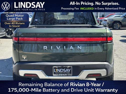Forest Green 2022 Rivian R1T Adventure