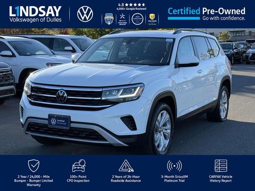 2022 Volkswagen Atlas 3.6L SE w/Technology