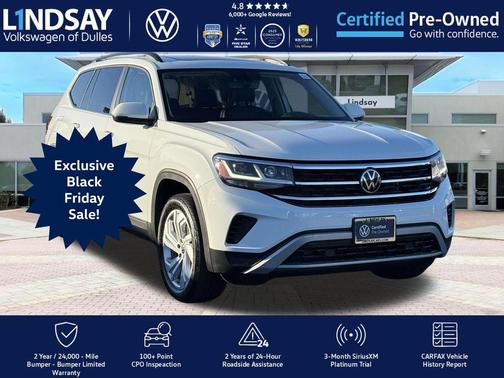 2022 Volkswagen Atlas 3.6L SE w/Technology