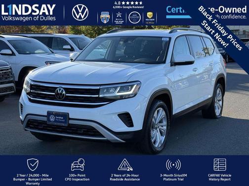 2022 Volkswagen Atlas 3.6L SE w/Technology