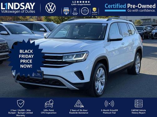 2022 Volkswagen Atlas 3.6L SE w/Technology