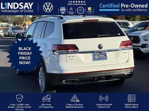 2022 Volkswagen Atlas 3.6L SE w/Technology