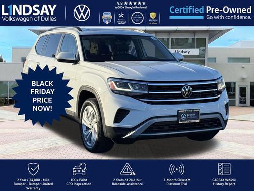2022 Volkswagen Atlas 3.6L SE w/Technology