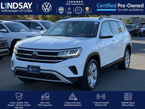 2022 Volkswagen Atlas 3.6L SE w/Technology