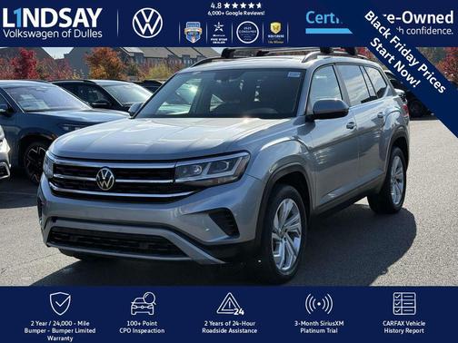 2021 Volkswagen Atlas 3.6L SE w/Technology