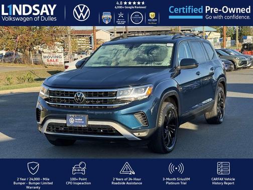 2022 Volkswagen Atlas 3.6L SE w/Technology