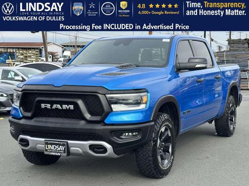 Hydro Blue Pearlcoat 2023 RAM 1500 Rebel