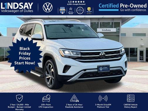 2022 Volkswagen Atlas 3.6L SEL