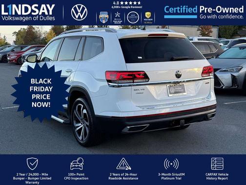 2022 Volkswagen Atlas 3.6L SEL
