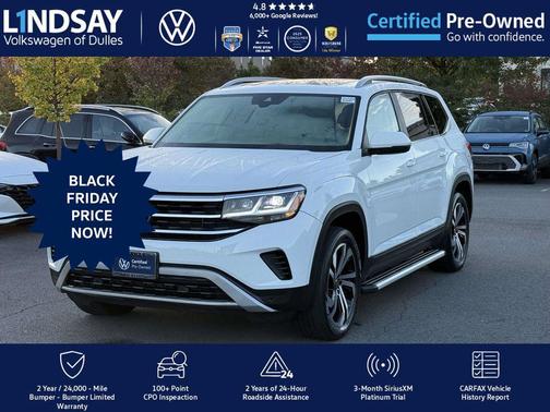 2022 Volkswagen Atlas 3.6L SEL