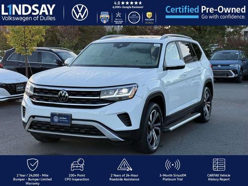 2022 Volkswagen Atlas 3.6L SEL
