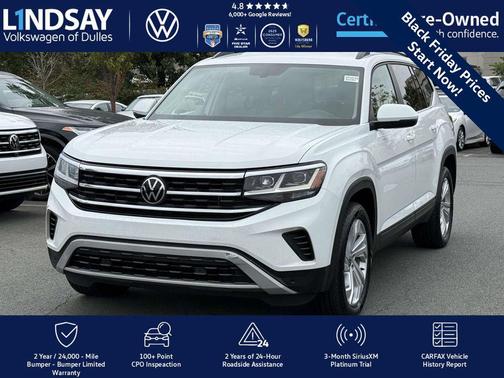 2021 Volkswagen Atlas 3.6L SE w/Technology