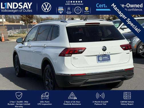 2022 Volkswagen Tiguan 2.0T SE 4MOTION