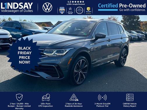 2022 Volkswagen Tiguan 2.0T SEL R-Line 4MOTION