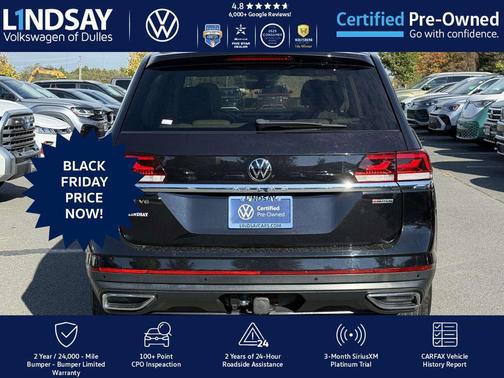 2022 Volkswagen Atlas 3.6L SE w/Technology