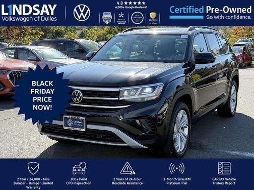 2022 Volkswagen Atlas 3.6L SE w/Technology