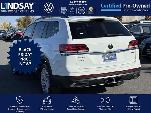 2022 Volkswagen Atlas 3.6L SE w/Technology