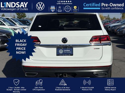 2022 Volkswagen Atlas 3.6L SE w/Technology