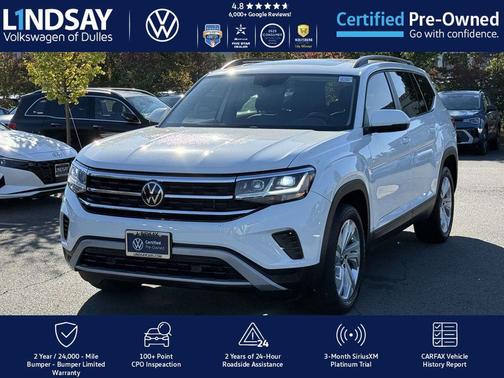 2022 Volkswagen Atlas 3.6L SE w/Technology