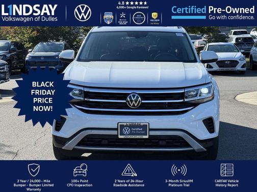 2022 Volkswagen Atlas 3.6L SE w/Technology