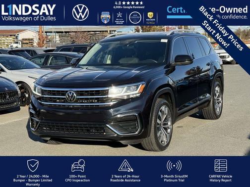 2022 Volkswagen Atlas 3.6L SEL Premium