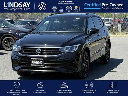 2022 Volkswagen Tiguan 2.0T SE R-Line Black 4MOTION