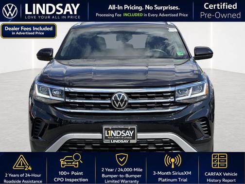 Deep Black Pearl Effect 2021 Volkswagen Atlas Cross Sport 2.0T SE