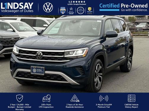 2022 Volkswagen Atlas 3.6L SEL