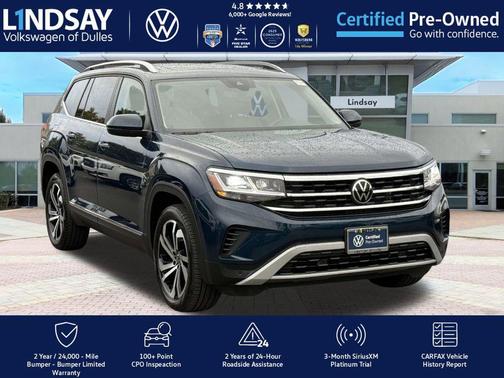2022 Volkswagen Atlas 3.6L SEL