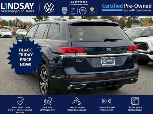 2022 Volkswagen Atlas 3.6L SEL