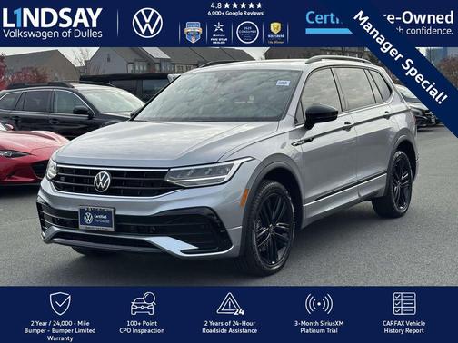 2022 Volkswagen Tiguan 2.0T SE R-Line Black 4MOTION