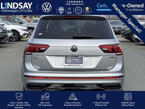 2022 Volkswagen Tiguan 2.0T SE R-Line Black 4MOTION
