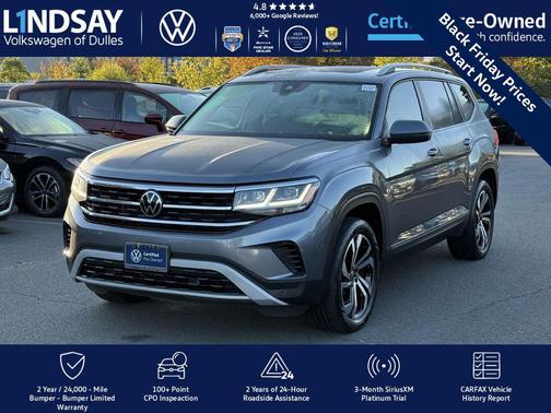 2022 Volkswagen Atlas 3.6L SEL