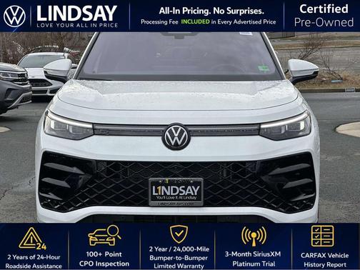 2026 Volkswagen Tiguan 2.0T SEL R-Line 4MOTION