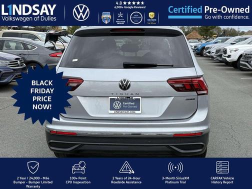 2022 Volkswagen Tiguan 2.0T SE 4MOTION